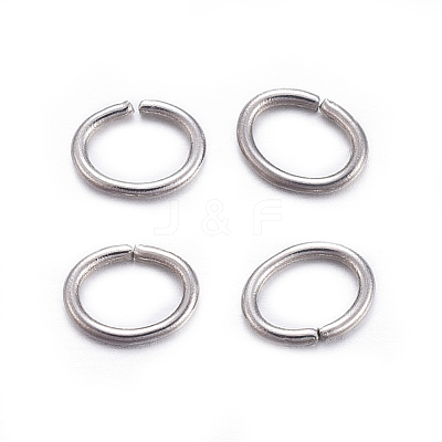 Tarnish Resistant 304 Stainless Steel Open Jump Rings STAS-F221-40P-J-1