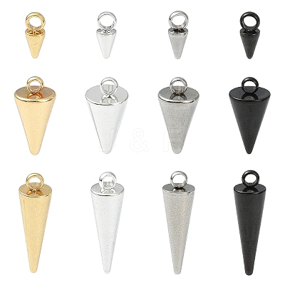 15Pcs 3 Styles 201 Stainless Steel Pendants STAS-YW0002-70-1
