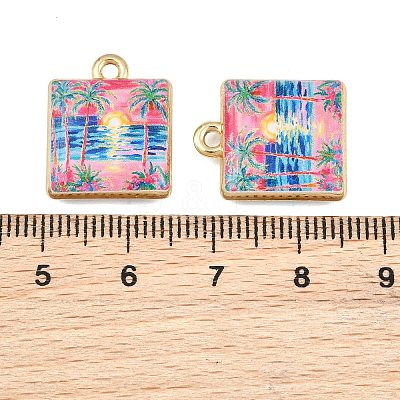 Printed Alloy Pendants AL-CBA49CA-01A-1
