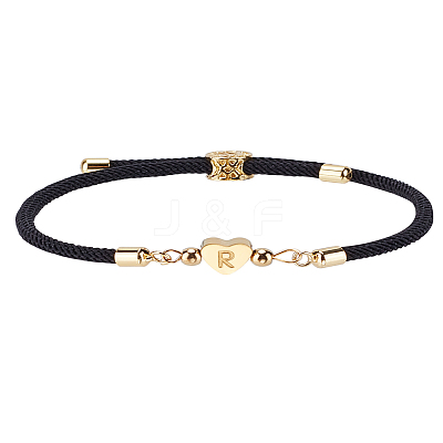 1Pc Adjustable Nylon Cord Bracelets for Women Men BJEW-LP0001-30R-1