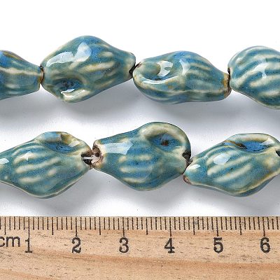 Ocean Series Handmade Porcelain Beads PORC-R002-04I-1