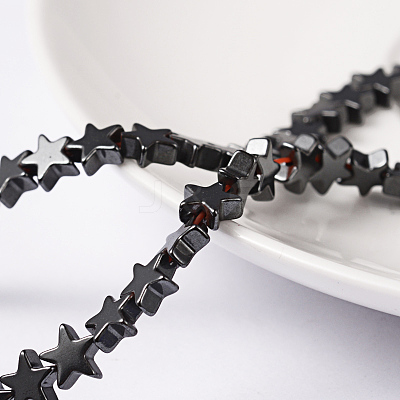 Non-Magnetic Synthetic Hematite Beads Strands G-D015-21-1