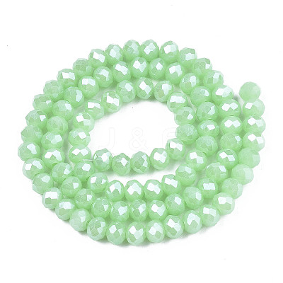 Electroplate Glass Beads Strands EGLA-A034-J1mm-A05-1