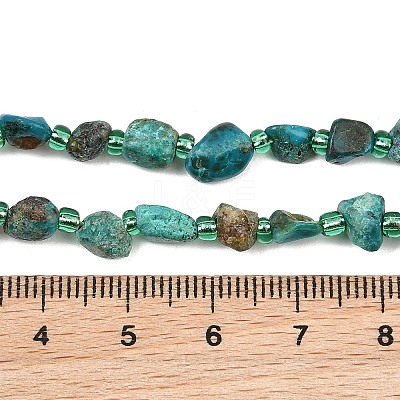 Natural Chrysocolla Beads Strands GG-CBA3A44-C07-01-1