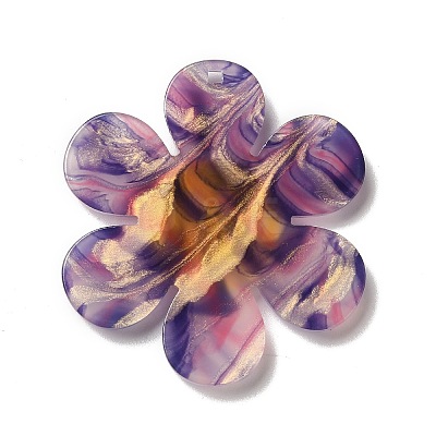 Two Tone Acrylic Big Pendants LS-OACR-B008-D05-1