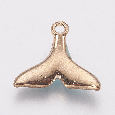 Zinc Alloy Enamel Pendants PALLOY-I124-06G-A-1