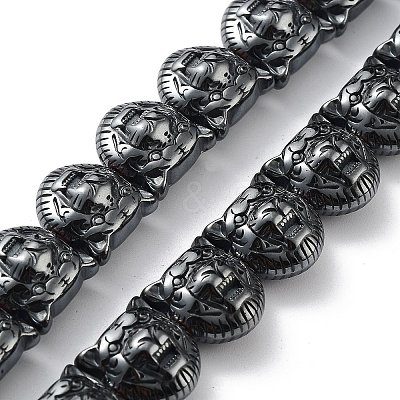 Synthetic Non-Magnetic Hematite Beads Strands G-H303-B08-1