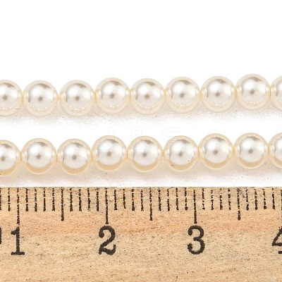 Glass Pearl Beads Strands HY-G002-01B-02-1