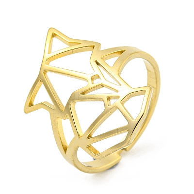 304 Stainless Steel Rings RJEW-R142-01G-1