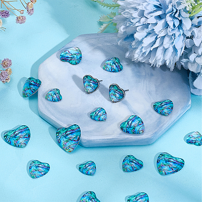 40Pcs 4 Styles Lampwork Cabochons LAMP-PH0001-43B-1