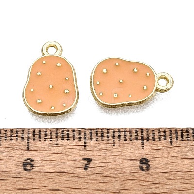 Alloy Enamel Pendants ENAM-Q003-07G-1