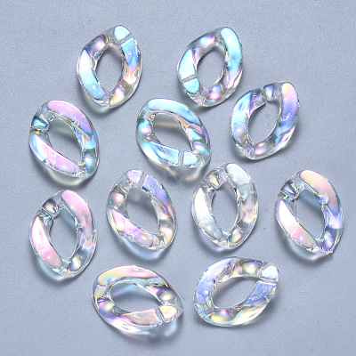 Transparent Acrylic Linking Rings OACR-S036-001A-D01-1