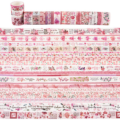 20pcs 5 Styles Scrapbooking Stickers DIY-TAC0029-03D-1
