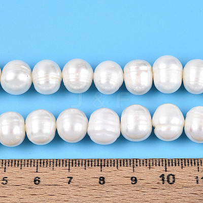 Natural Cultured Freshwater Pearl Beads Strands PEAR-N013-10D-01-1