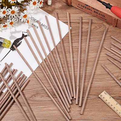 Black Walnut Wood Craft Sticks WH-WG85530-01-1