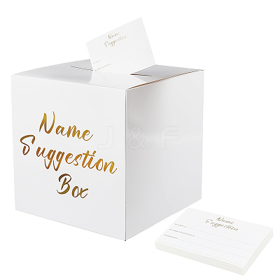 1 Set Party Paper Name Suggestion Card Boxes CBOX-SP0001-03-1