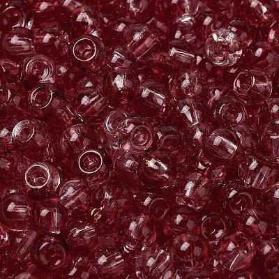 Transparent Colours Glass Round Beads SEED-F006-05A-04-1