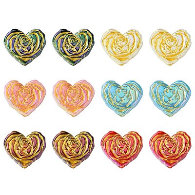 50Pcs Plating Opaque Acrylic Beads MACR-CJ0001-89-1