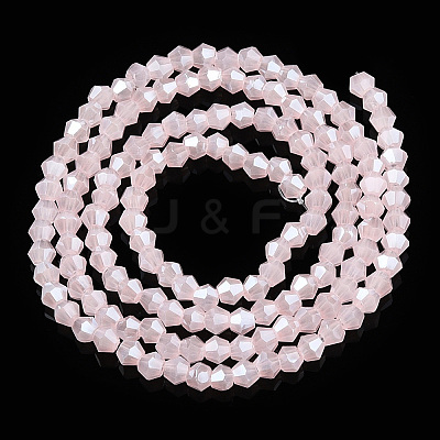 Imitation Jade Electroplate Glass Beads Strands EGLA-A039-J2mm-A07-1