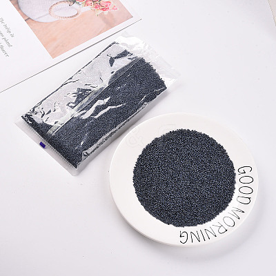 12/0 Grade A Round Glass Seed Beads SEED-Q008-M607-1