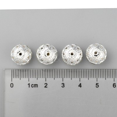 Brass Rhinestone Beads RB-A011-12mm-01S-1
