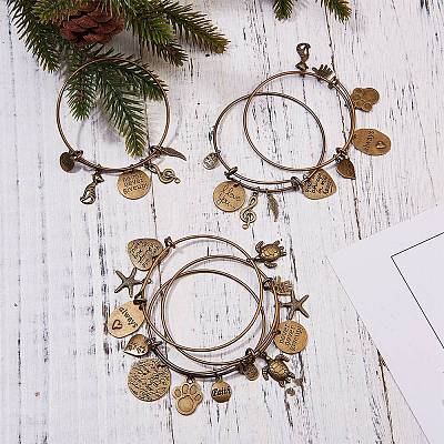 Adjustable Brass Bangles Making DIY-SC0007-03-1