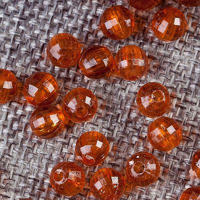 Transparent Acrylic Beads TACR-NH0001-C-17-1