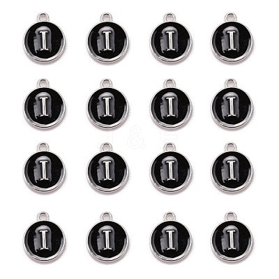 Platinum Plated Alloy Charms X-ENAM-S118-02I-P-1