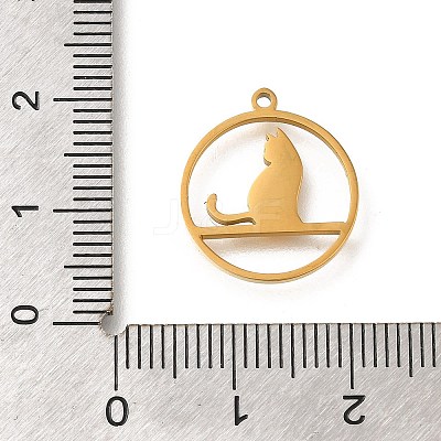 304 Stainless Steel Pendants STAS-S144-04C-1