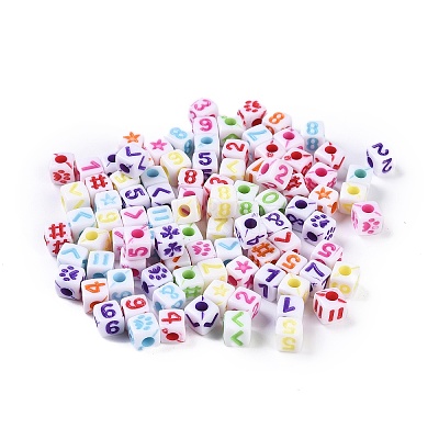 Opaque Acrylic Bead OACR-H114-02-1