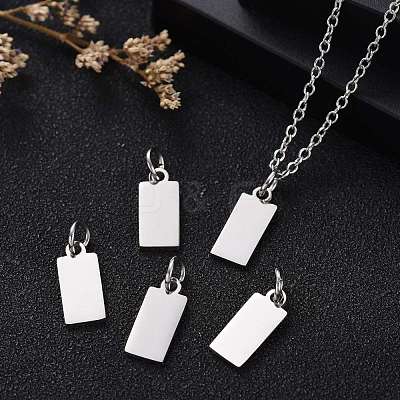 Tarnish Resistant 201 Stainless Steel Pendants STAS-S105-T633-1-6-1