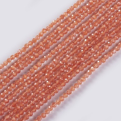 Glass Beads Strands EGLA-E057-02A-10-1