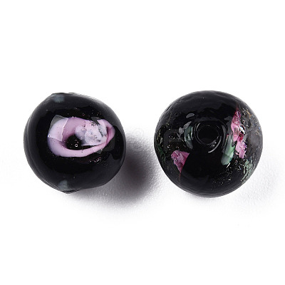 Handmade Lampwork Beads Strands LAMP-N021-45A-1