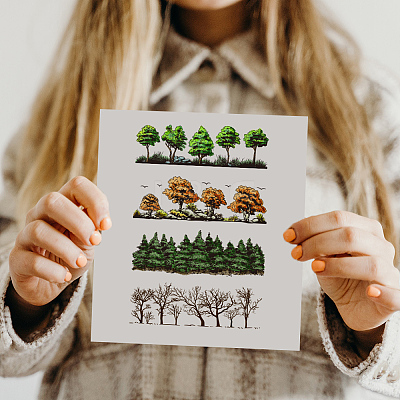 Custom PVC Plastic Clear Stamps DIY-WH0448-0356-1