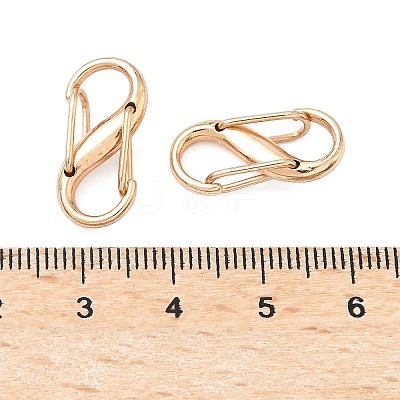 Alloy Double S Snap Hook Spring Keychain Clasps FIND-C084-01KCG-1