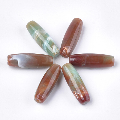 Acrylic Beads OACR-S029-044E-1