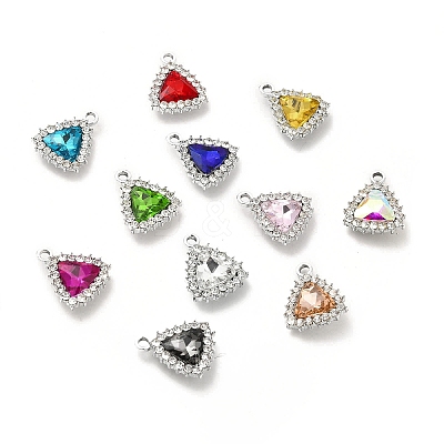 Alloy Glass Pendants ALRI-C007-05P-1