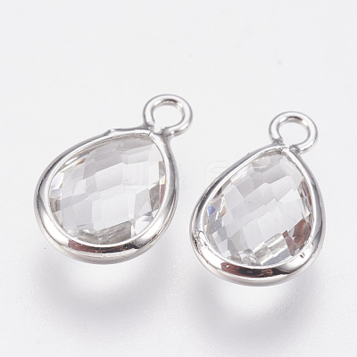 Glass Charms X-KK-Q752-001P-1