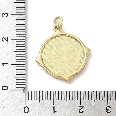 Brass Pendants KK-E091-07G-1