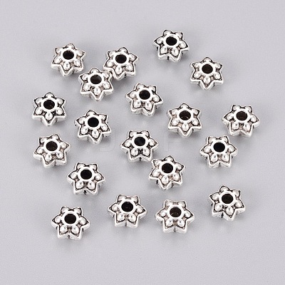 Tibetan Silver Spacer Beads LF1057Y-NF-1