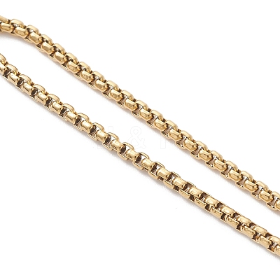 3Pcs 3 Styles 304 Stainless Steel Cable Chain & Venetian Chain & Rolo Chain Slider Bracelet Making AJEW-JB01463-1