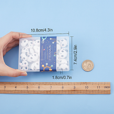 30Pcs Resin Pendants RESI-SC0002-33-1