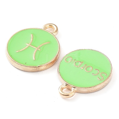 Alloy Enamel Pendants ENAM-S124-01B-06-1