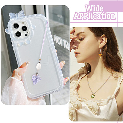 DIY Diamond Glass Bottles Pendants Making Kits DIY-TA0012-40A-1