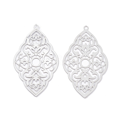 Non-Tarnish 304 Stainless Steel Pendants STAS-B038-02P-1