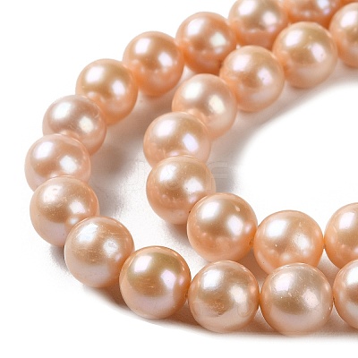 Natural Cultured Freshwater Pearl Beads Strands PEAR-E018-24-1