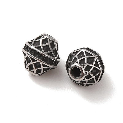 304 Stainless Steel Beads SA-CBA9DCB-10AS-1