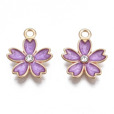 Alloy Enamel Pendants ENAM-N054-57-RS-1