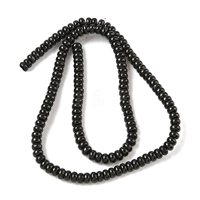 Natural Coal Quartz Beads Strands G-Z095-A01-02-1