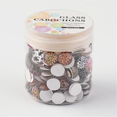Glass Cabochons GGLA-JP0001-10-1